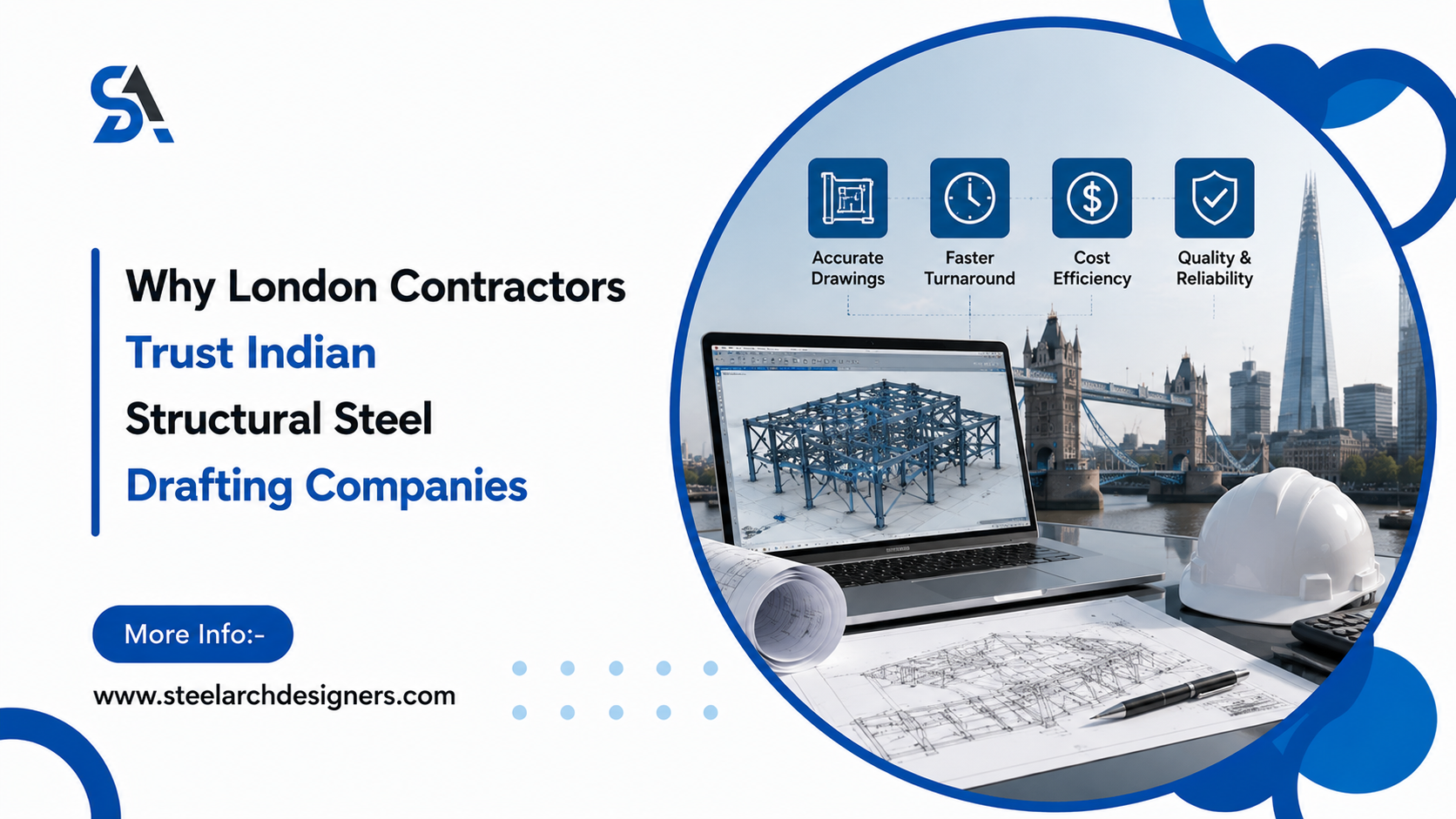 Why London Contractors Trust Indian Structural Steel Drafting Companies